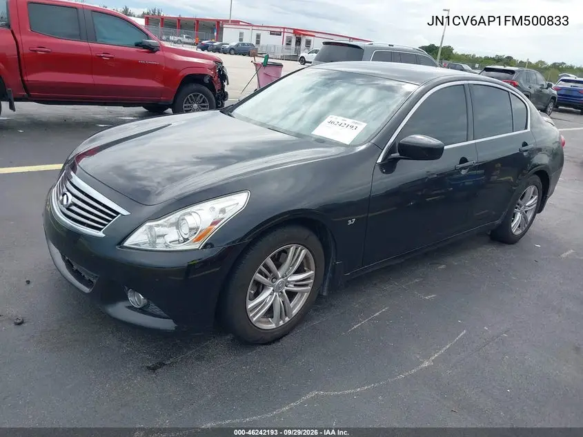 2015 INFINITI Q40 VIN JN1CV6AP1FM500833 — фото 2
