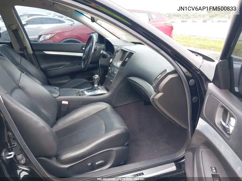 2015 INFINITI Q40 VIN JN1CV6AP1FM500833 — фото 5