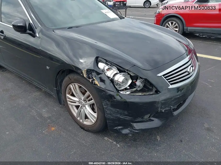 2015 INFINITI Q40 VIN JN1CV6AP1FM500833 — фото 6