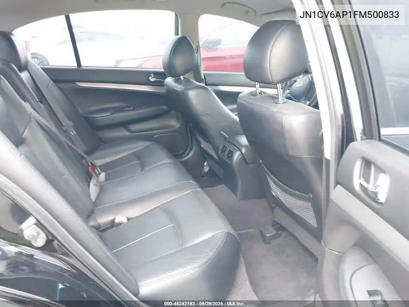 2015 INFINITI Q40 VIN JN1CV6AP1FM500833 — фото 8