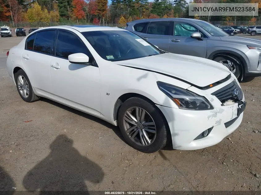 INFINITI Q40 2015, VIN JN1CV6AR9FM523584