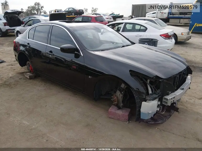 INFINITI Q40 2015, VIN JN1CV6AR1FM520579