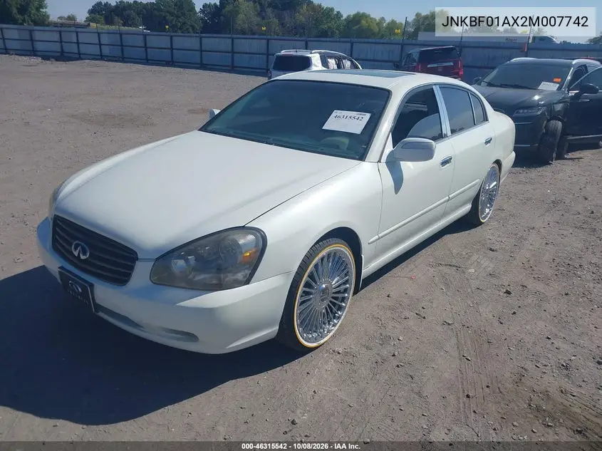 2002 INFINITI Q45 VIN JNKBF01AX2M007742 — фото 2
