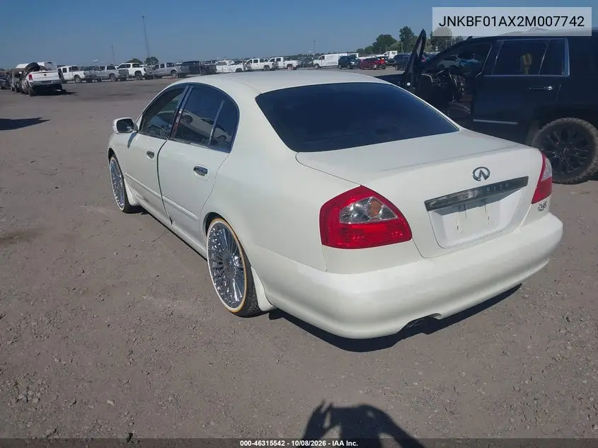 2002 INFINITI Q45 VIN JNKBF01AX2M007742 — фото 3