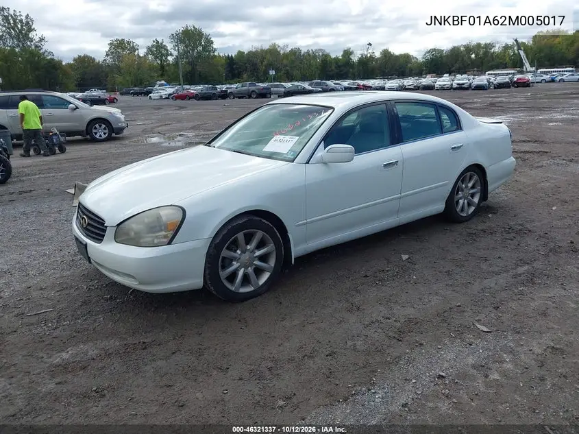 2002 INFINITI Q45 VIN JNKBF01A62M005017 — фото 2