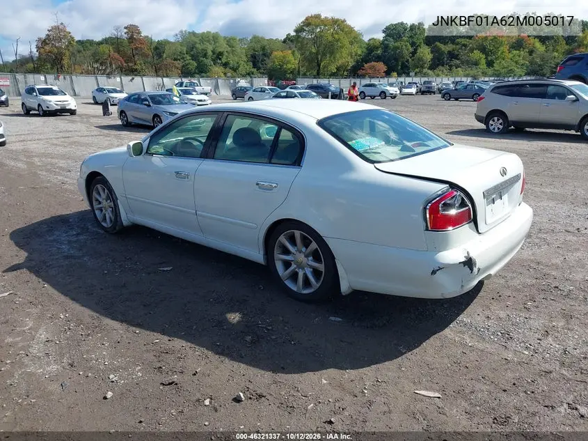 2002 INFINITI Q45 VIN JNKBF01A62M005017 — фото 3