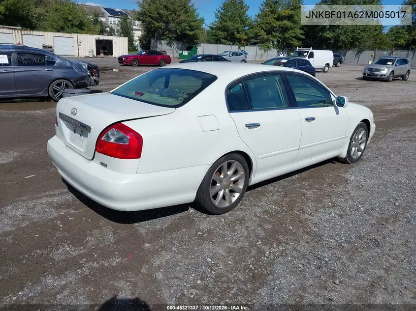 2002 INFINITI Q45 VIN JNKBF01A62M005017 — фото 4