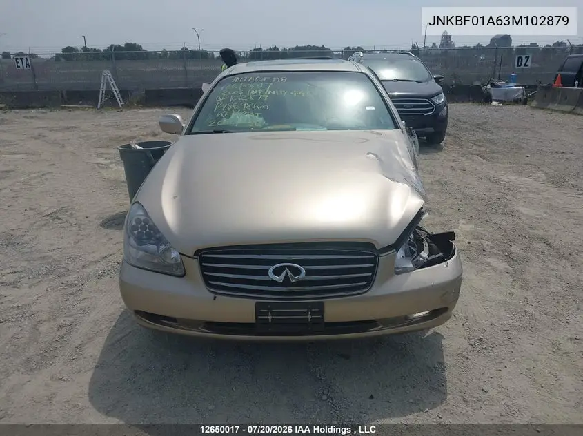 2003 INFINITI Q45 VIN JNKBF01A63M102879 — фото 12