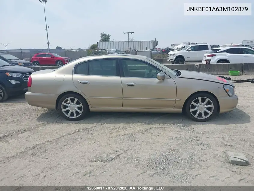 2003 INFINITI Q45 VIN JNKBF01A63M102879 — фото 13