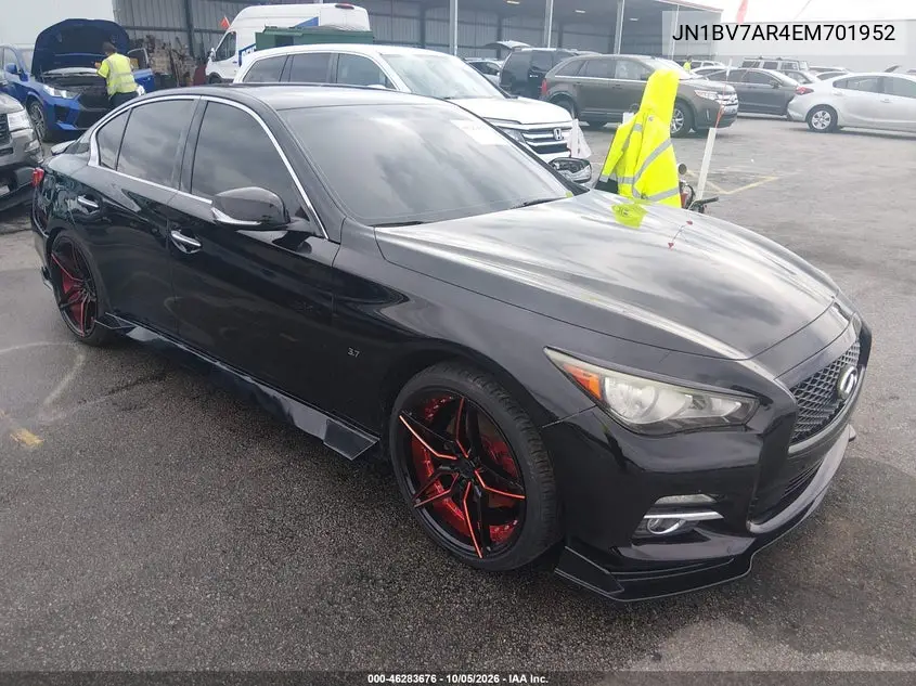 INFINITI Q50 2014, VIN JN1BV7AR4EM701952