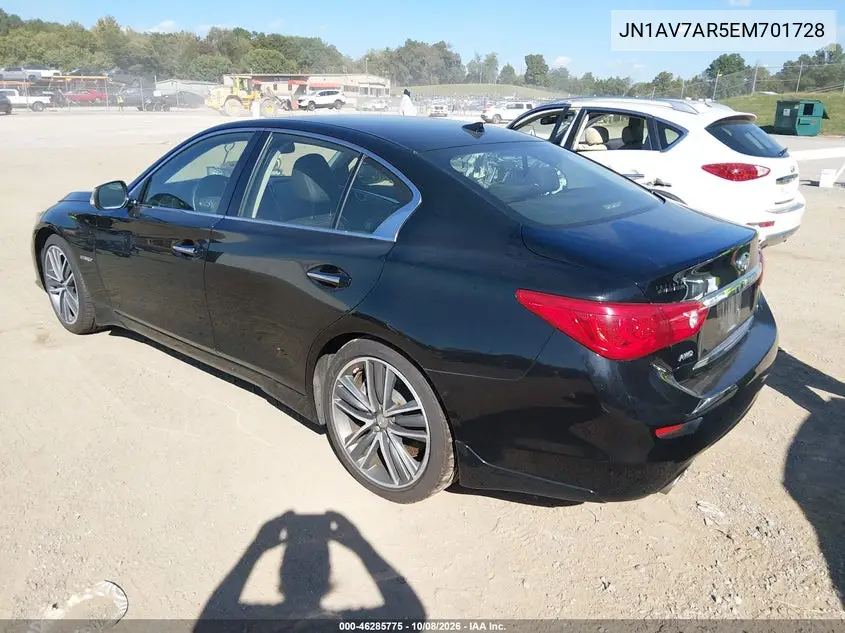 2014 INFINITI Q50 VIN JN1AV7AR5EM701728 — фото 3