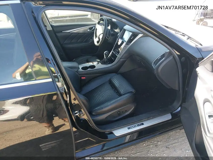 2014 INFINITI Q50 VIN JN1AV7AR5EM701728 — фото 5
