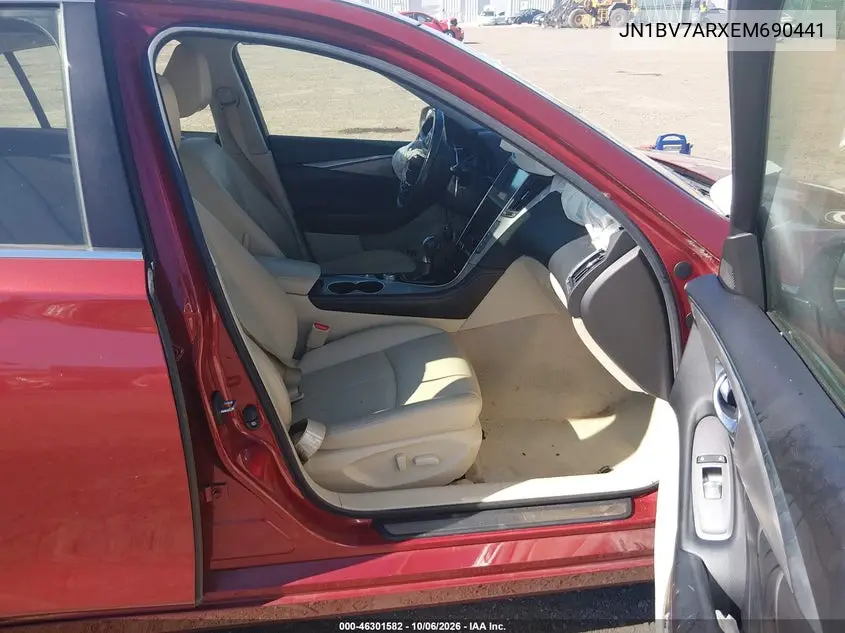 2014 INFINITI Q50 VIN JN1BV7ARXEM690441 — фото 5