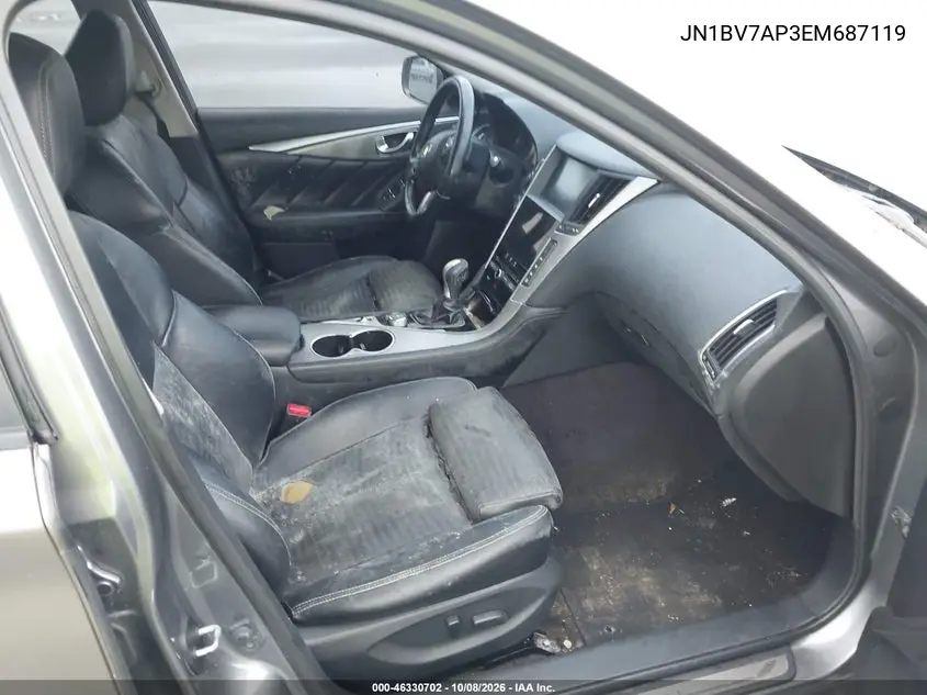2014 INFINITI Q50 VIN JN1BV7AP3EM687119 — фото 5