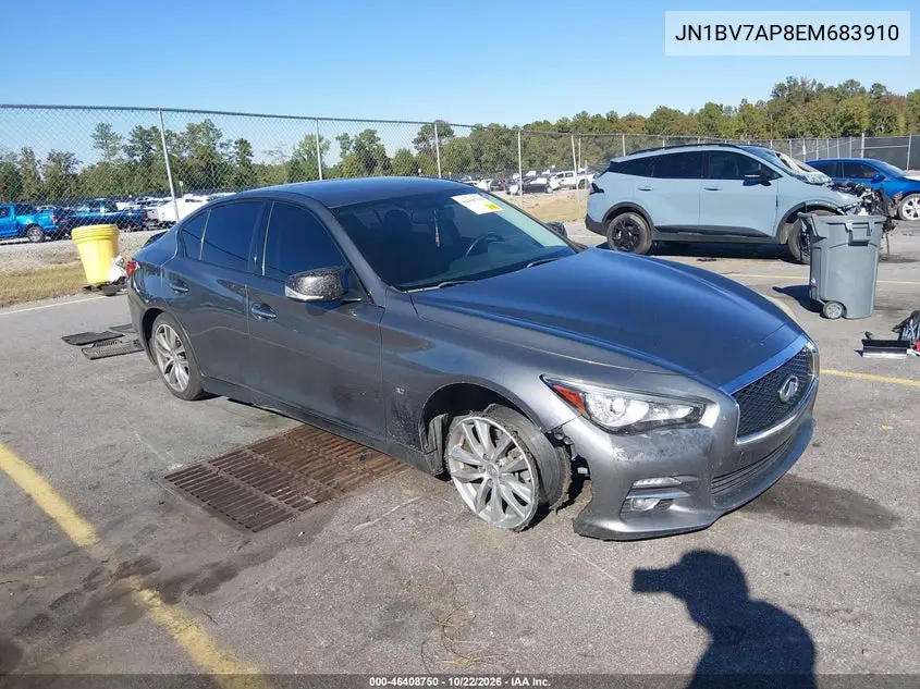 INFINITI Q50 2014, VIN JN1BV7AP8EM683910