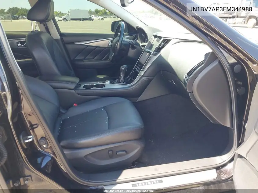 2015 INFINITI Q50 VIN JN1BV7AP3FM344988 — фото 5