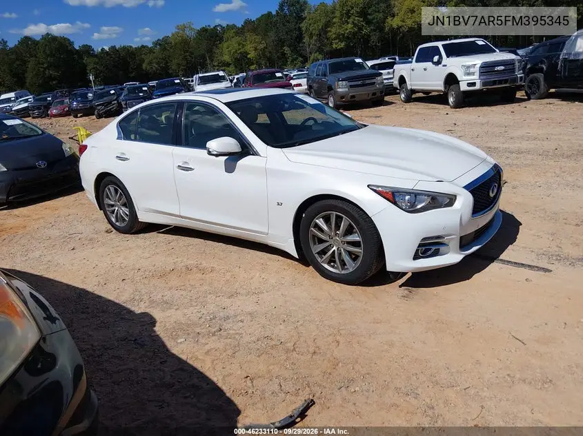 INFINITI Q50 2015, VIN JN1BV7AR5FM395345
