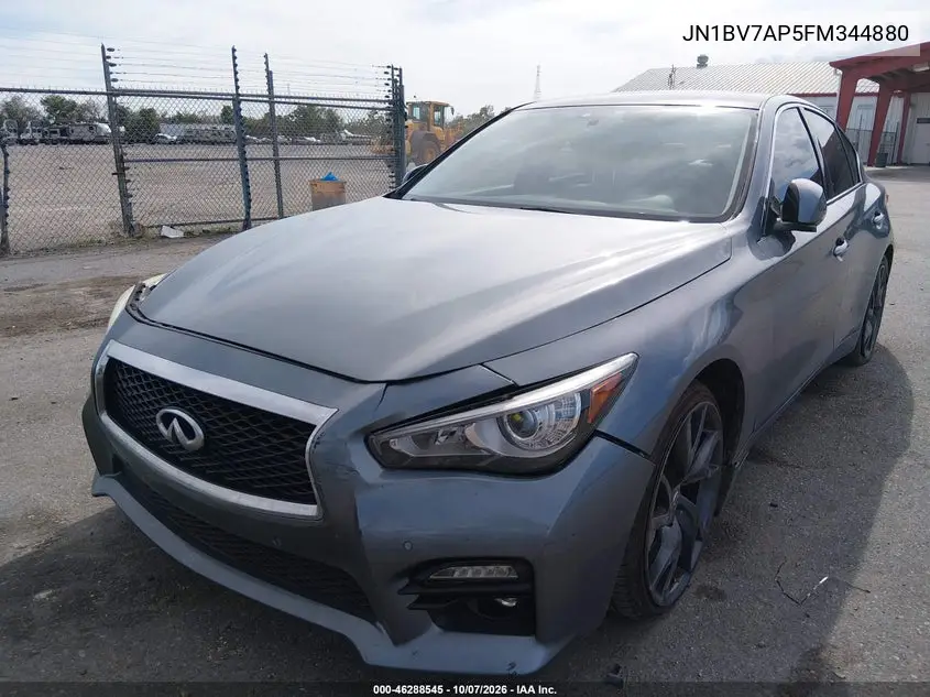 2015 INFINITI Q50 VIN JN1BV7AP5FM344880 — фото 2