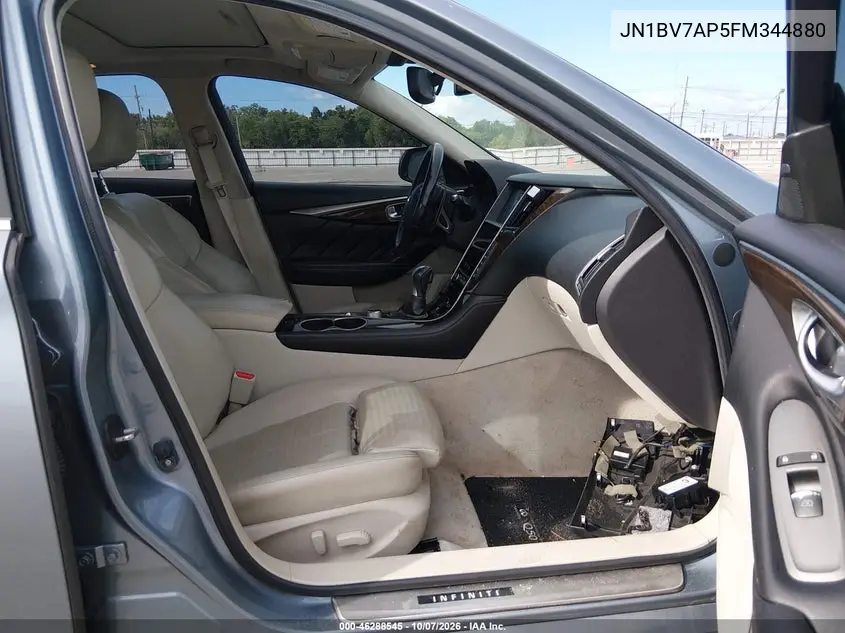 2015 INFINITI Q50 VIN JN1BV7AP5FM344880 — фото 5