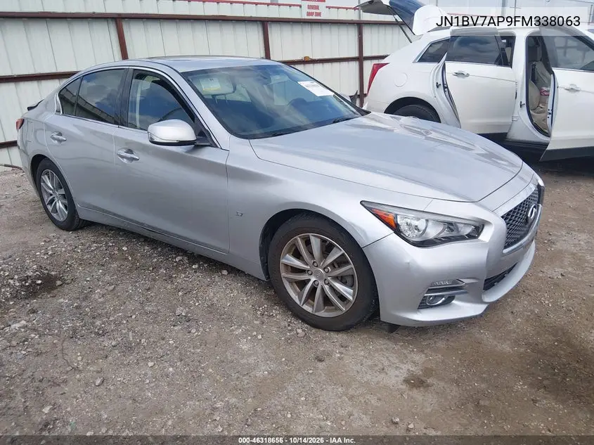 INFINITI Q50 2015, VIN JN1BV7AP9FM338063