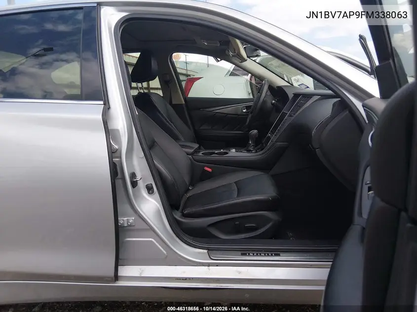 2015 INFINITI Q50 VIN JN1BV7AP9FM338063 — фото 5