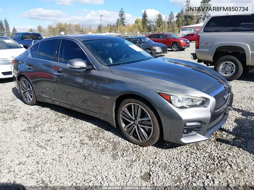 INFINITI Q50 2015, VIN JN1AV7AR8FM850734