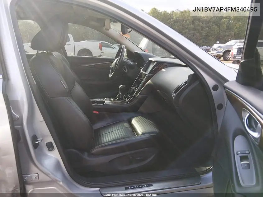 2015 INFINITI Q50 VIN JN1BV7AP4FM340495 — фото 5