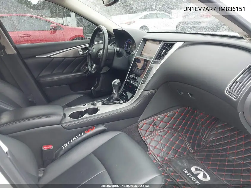 2017 INFINITI Q50 VIN JN1EV7AR7HM836151 — фото 5