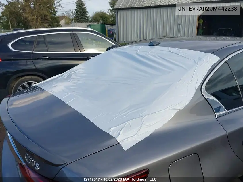 2018 INFINITI Q50 VIN JN1EV7AR2JM442238 — фото 18