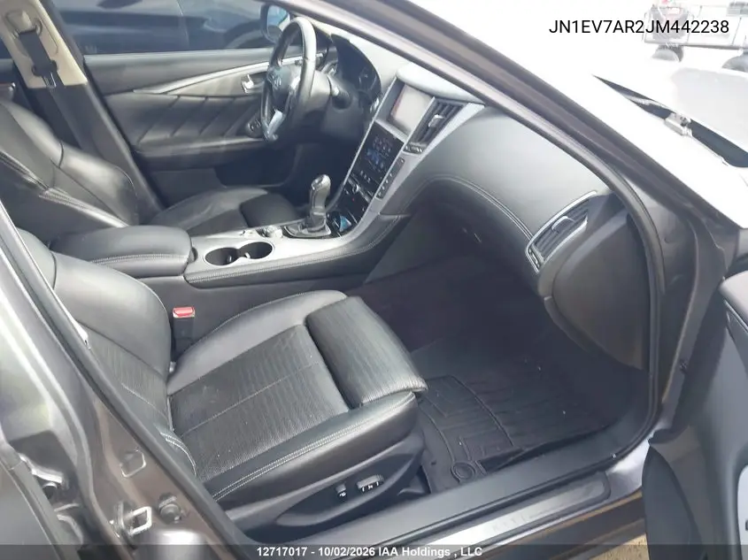 2018 INFINITI Q50 VIN JN1EV7AR2JM442238 — фото 5