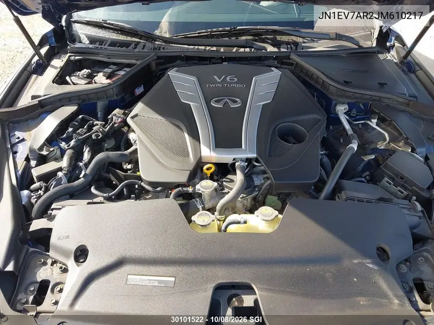 2018 INFINITI Q50 VIN JN1EV7AR2JM610217 — фото 10