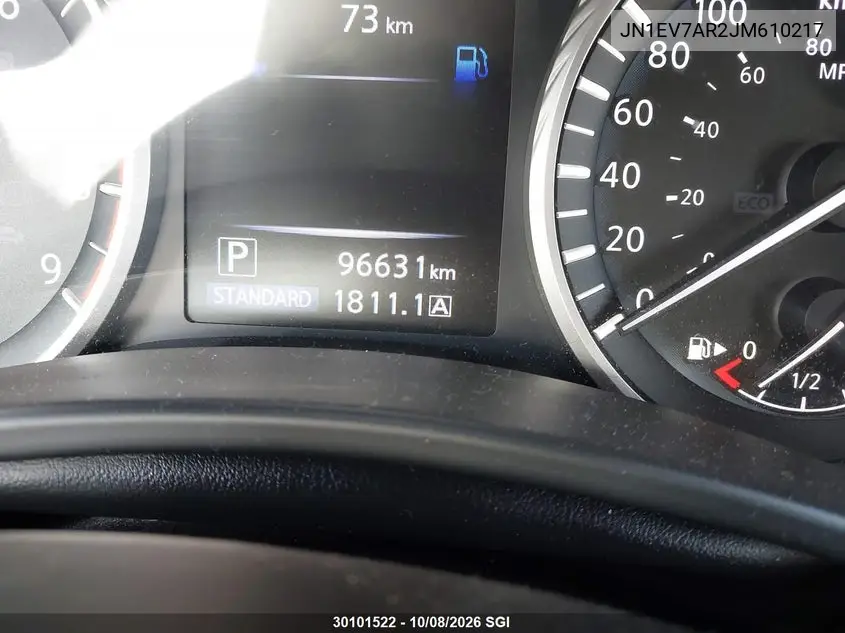 2018 INFINITI Q50 VIN JN1EV7AR2JM610217 — фото 15