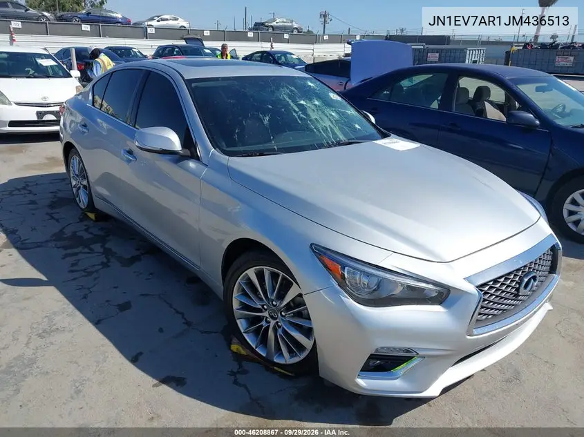 INFINITI Q50 2018, VIN JN1EV7AR1JM436513