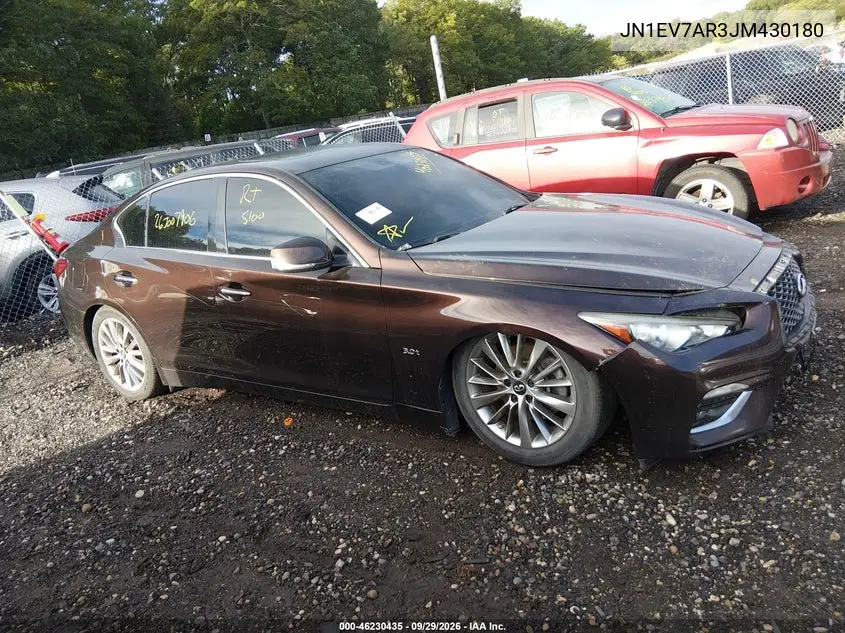 2018 INFINITI Q50 VIN JN1EV7AR3JM430180 — фото 12