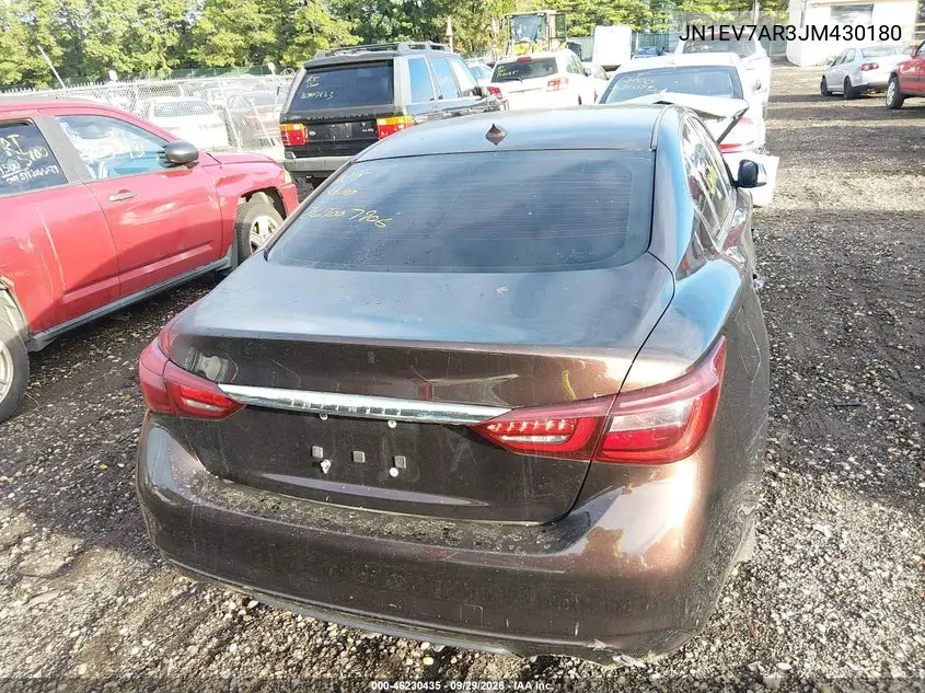 2018 INFINITI Q50 VIN JN1EV7AR3JM430180 — фото 15