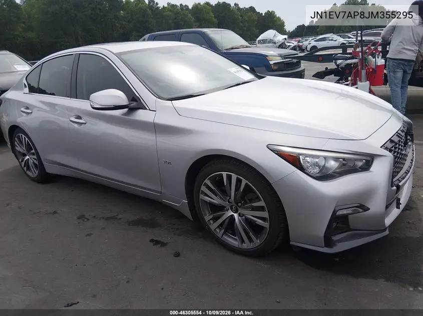 INFINITI Q50 2018, VIN JN1EV7AP8JM355295