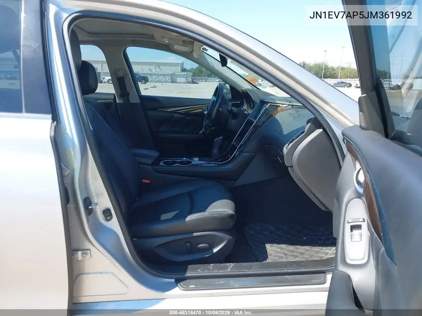2018 INFINITI Q50 VIN JN1EV7AP5JM361992 — фото 5