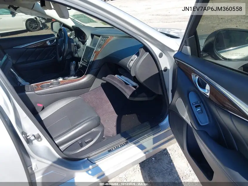 2018 INFINITI Q50 VIN JN1EV7AP6JM360558 — фото 5