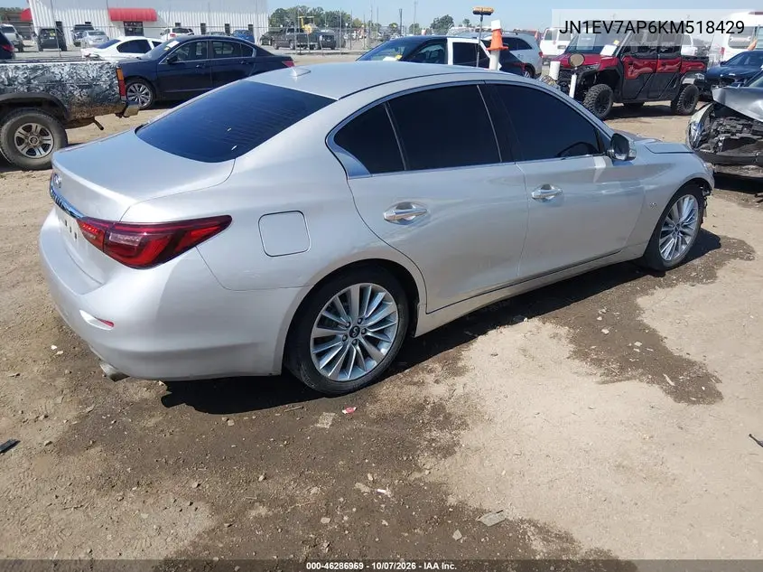 2019 INFINITI Q50 VIN JN1EV7AP6KM518429 — фото 4