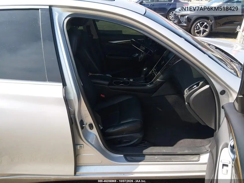 2019 INFINITI Q50 VIN JN1EV7AP6KM518429 — фото 5