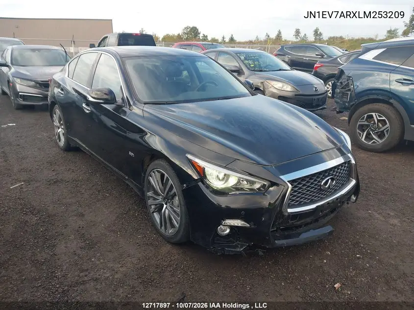 INFINITI Q50 2020, VIN JN1EV7ARXLM253209