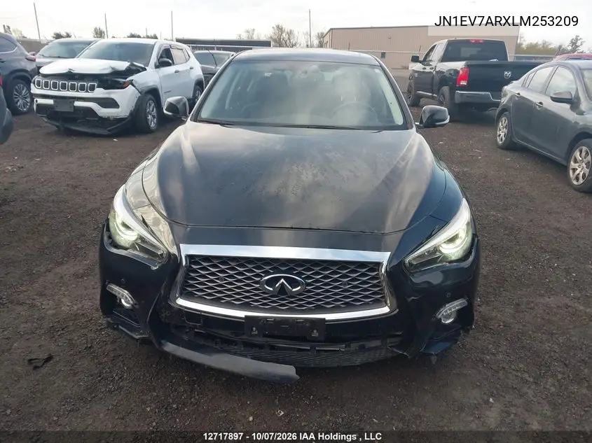 2020 INFINITI Q50 VIN JN1EV7ARXLM253209 — фото 12