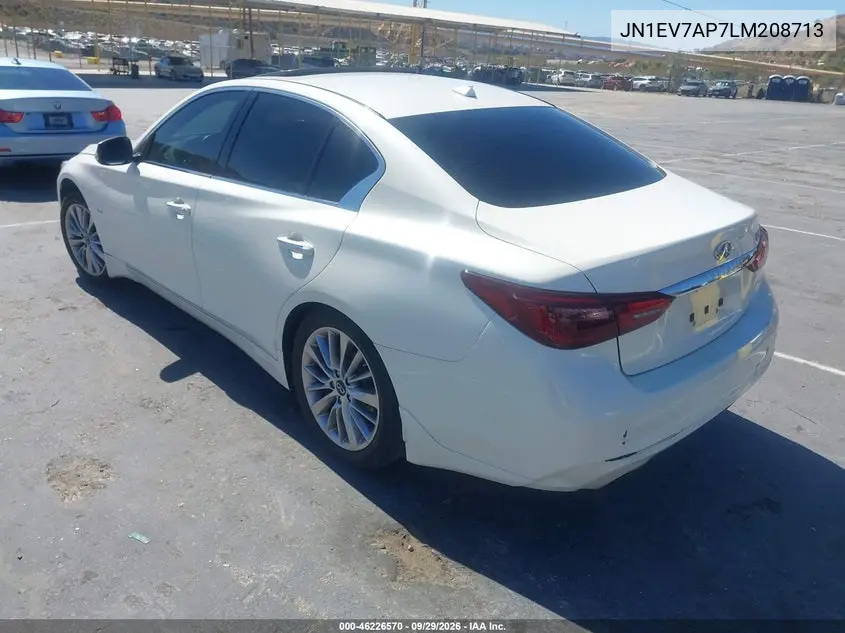 2020 INFINITI Q50 VIN JN1EV7AP7LM208713 — фото 3