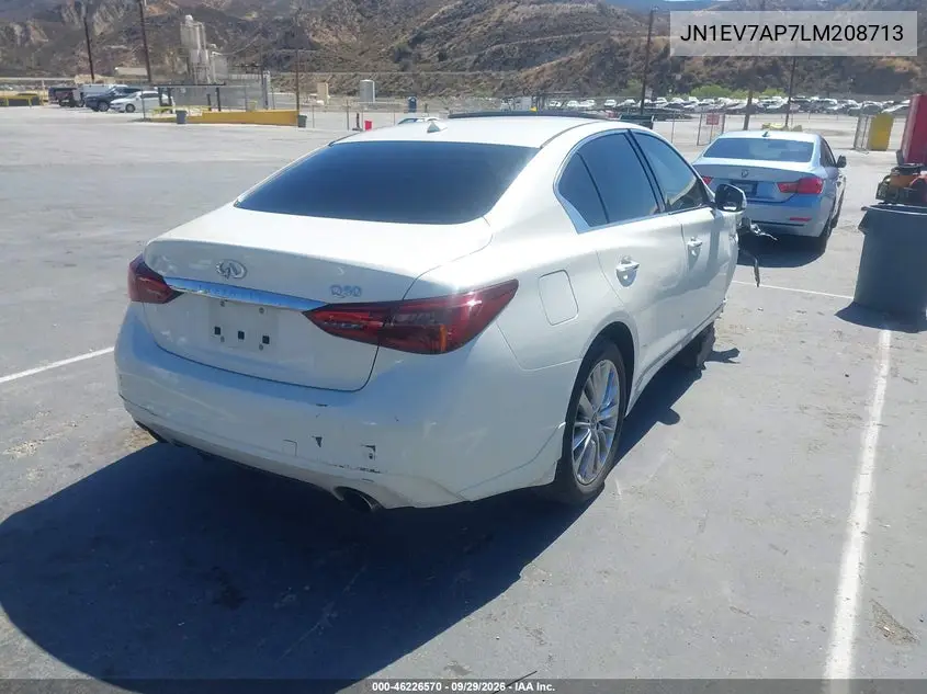 2020 INFINITI Q50 VIN JN1EV7AP7LM208713 — фото 4