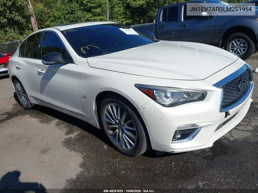 INFINITI Q50 2020, VIN JN1EV7AR0LM251954