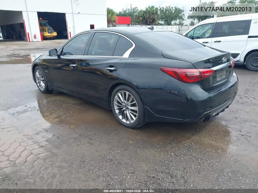 2020 INFINITI Q50 VIN JN1EV7AP4LM202013 — фото 3