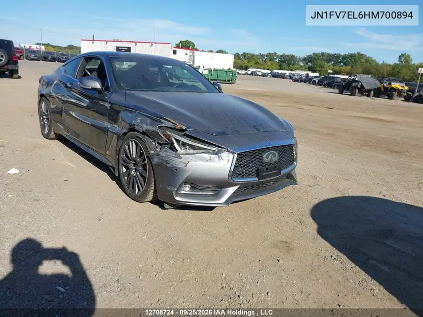 INFINITI Q60 2017, VIN JN1FV7EL6HM700894