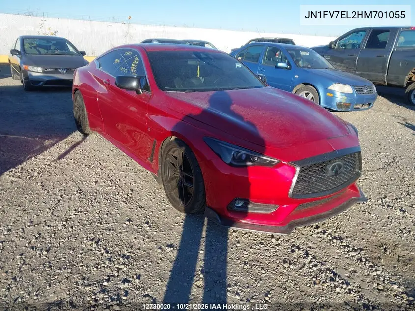 INFINITI Q60 2017, VIN JN1FV7EL2HM701055