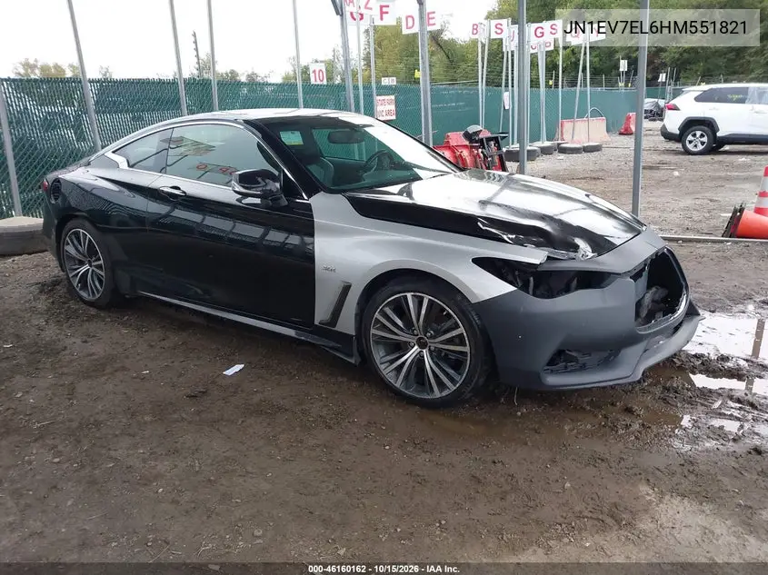 INFINITI Q60 2017, VIN JN1EV7EL6HM551821