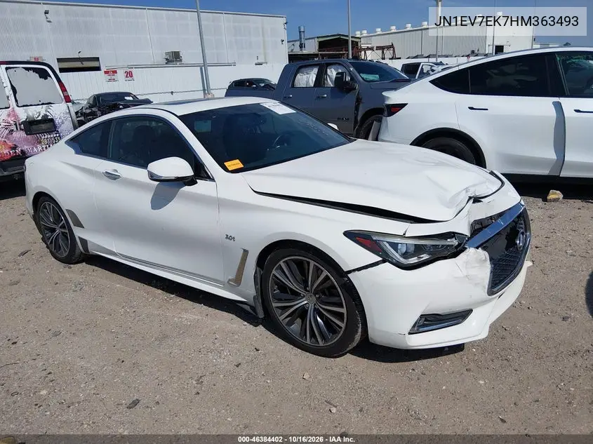 INFINITI Q60 2017, VIN JN1EV7EK7HM363493